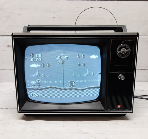 Hitachi portable 1970s - tv,