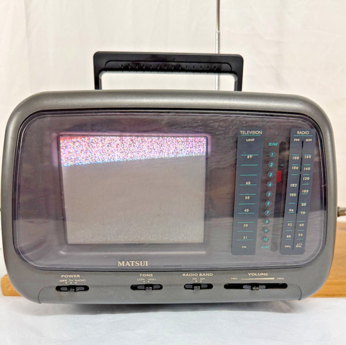 Vintage matsui portable crt - portable,