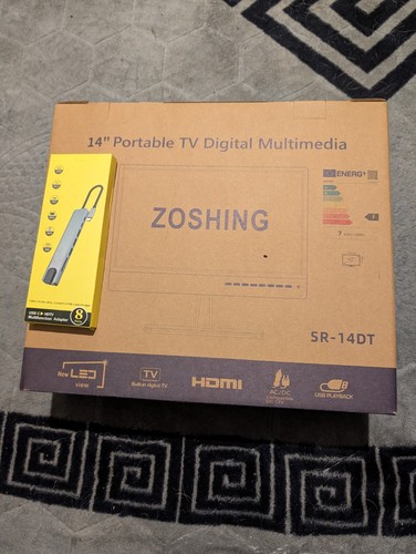 Zoshing inch portable tv - zoshing, 14"inch