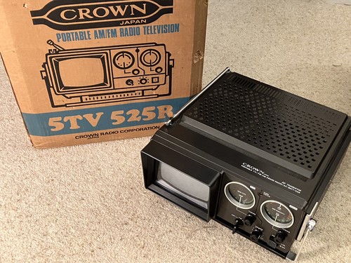 Crown boxed 5tv 525r vintage - boxed, 5tv-525r