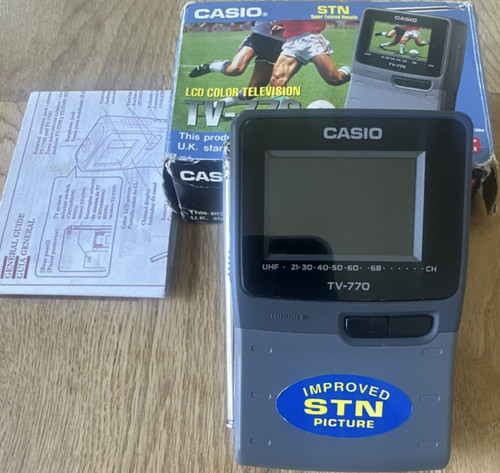Casio 770d lcd colour - tv-770d,