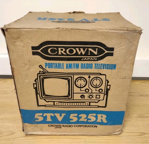 Crown boxed 5tv 525r vintage - boxed, 5tv-525r