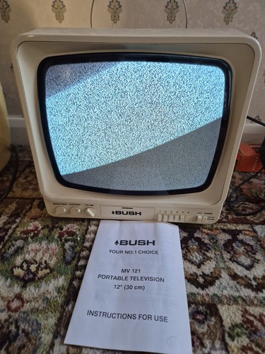 Bush portable with - tv,