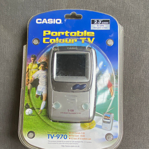 Casio 970 portable colour - casio, tv-970